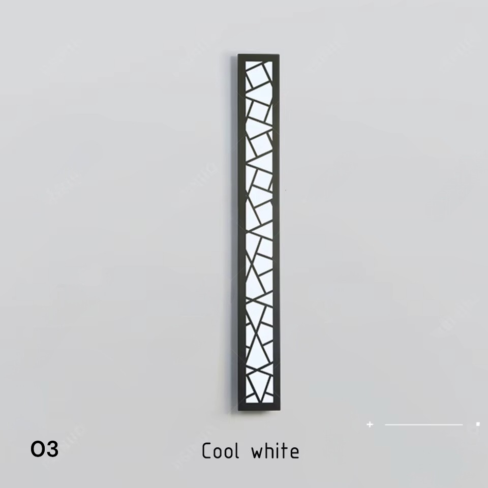 Linear Tall LED Outdoor Sconce – IP65 Waterproof Aluminium Wall Light for Garden & Porch