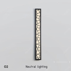 Linear Tall LED Outdoor Sconce – IP65 Waterproof Aluminium Wall Light for Garden & Porch