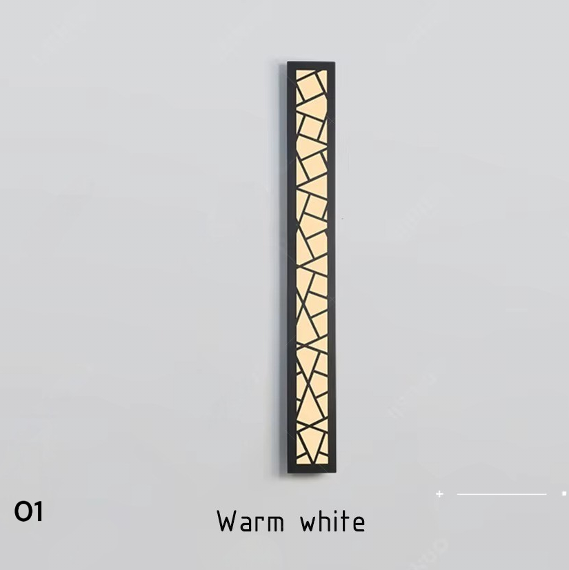 Linear Tall LED Outdoor Sconce – IP65 Waterproof Aluminium Wall Light for Garden & Porch