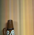 Tonal Stripe Wallpaper - Ochre