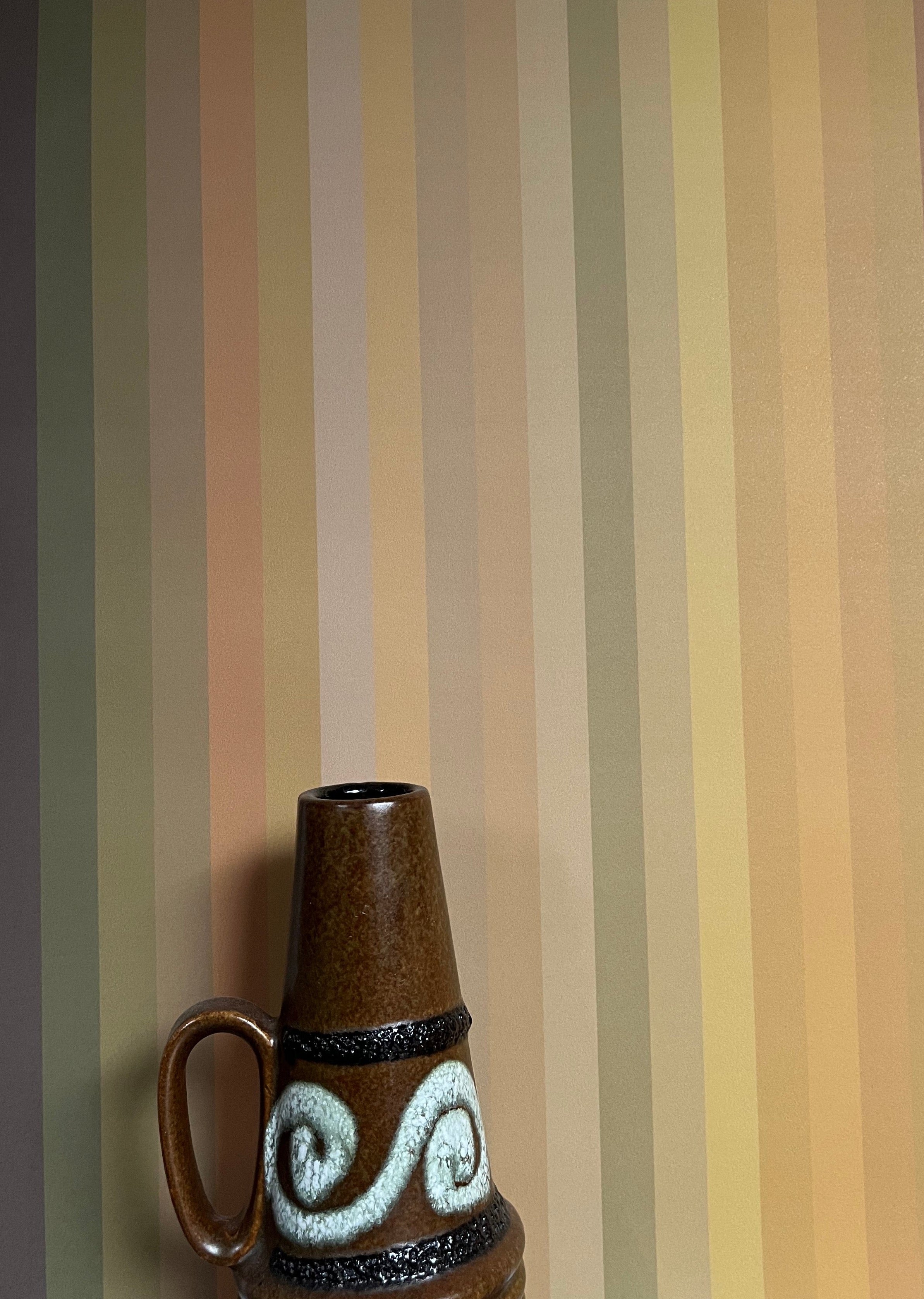 Tonal Stripe Wallpaper - Ochre