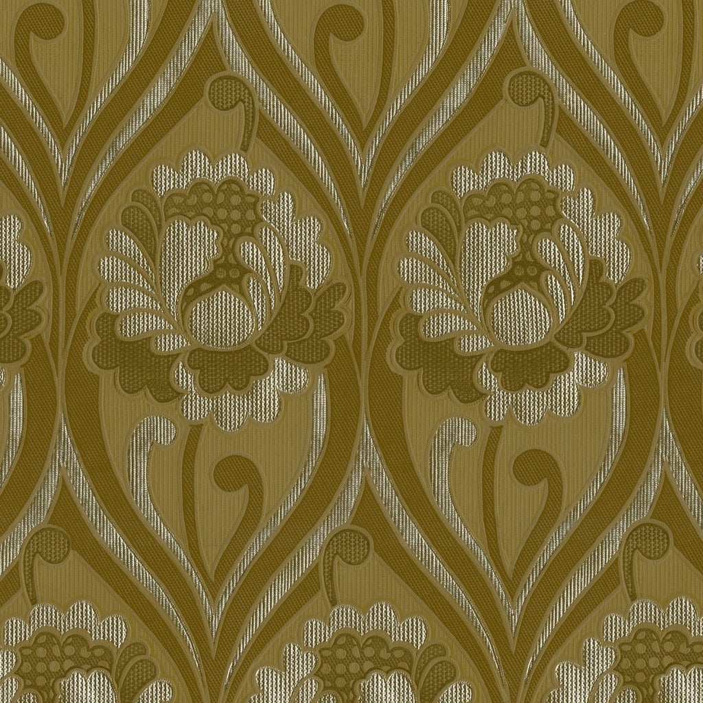 Decorative pattern with floral elements on a textured background
