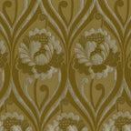 Decorative pattern with floral elements on a textured background