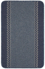 Washable Bordered Blue Rug  | 116Blu