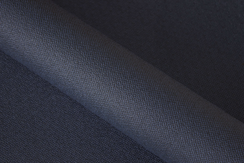 Close-up of dark blue fabric texture