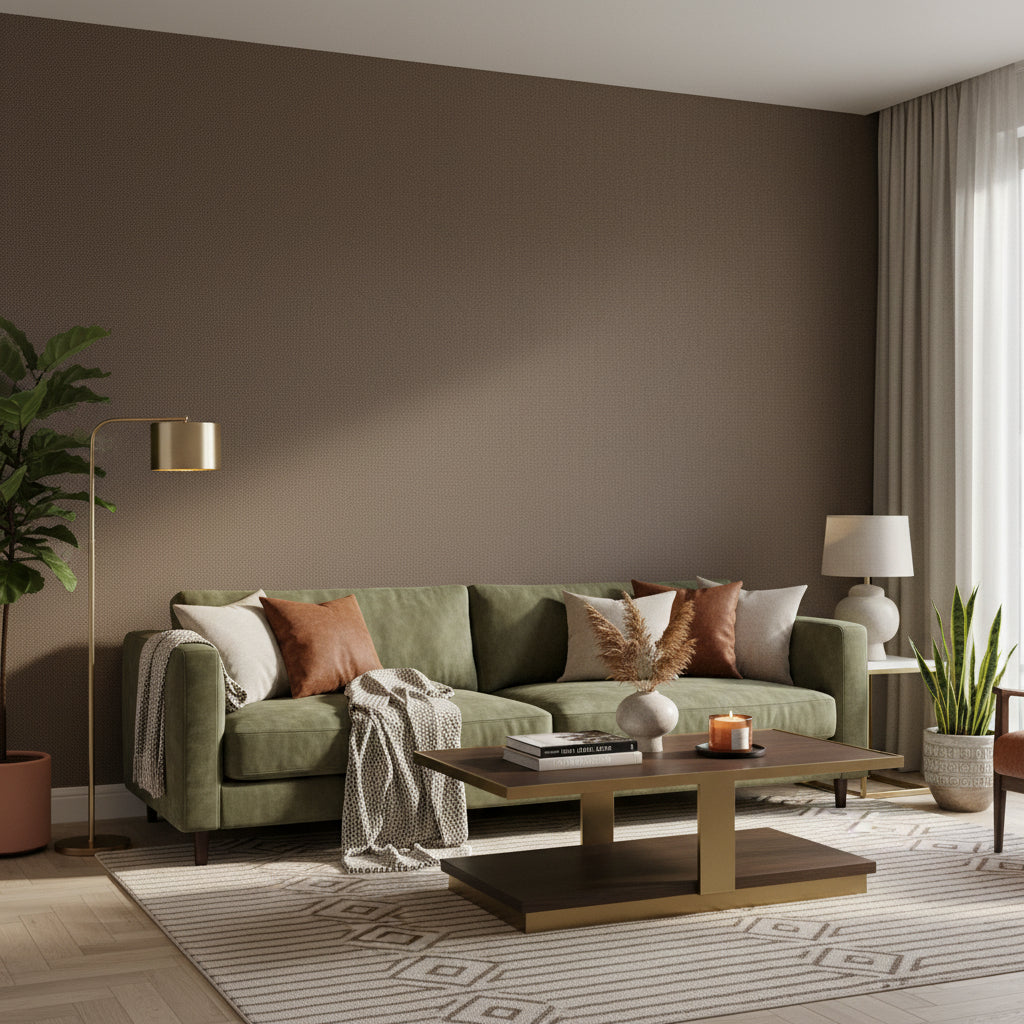 Solid brown color swatch