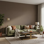 Solid brown color swatch