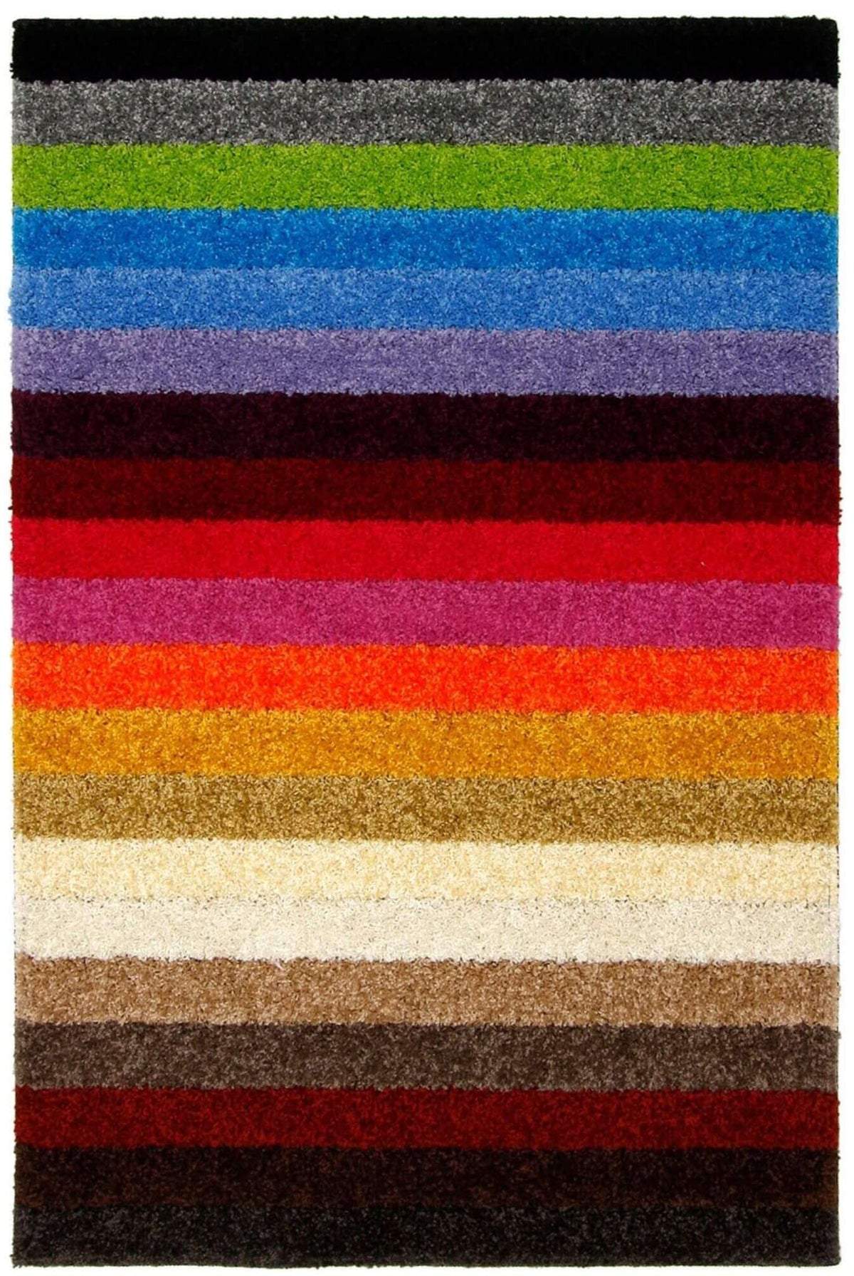 Alya Striped Multicolour Rugs | 117M