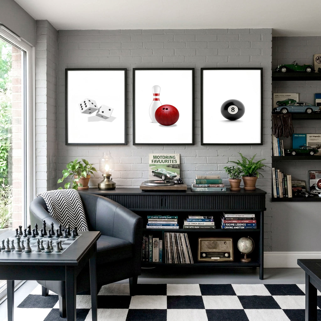 Cool Wall Art | Set of 3 Pop Wall art Prints