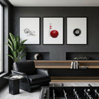 Cool Wall Art | Set of 3 Pop Wall art Prints