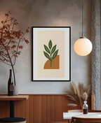 Botanical Wall Art - Green Leaf Print