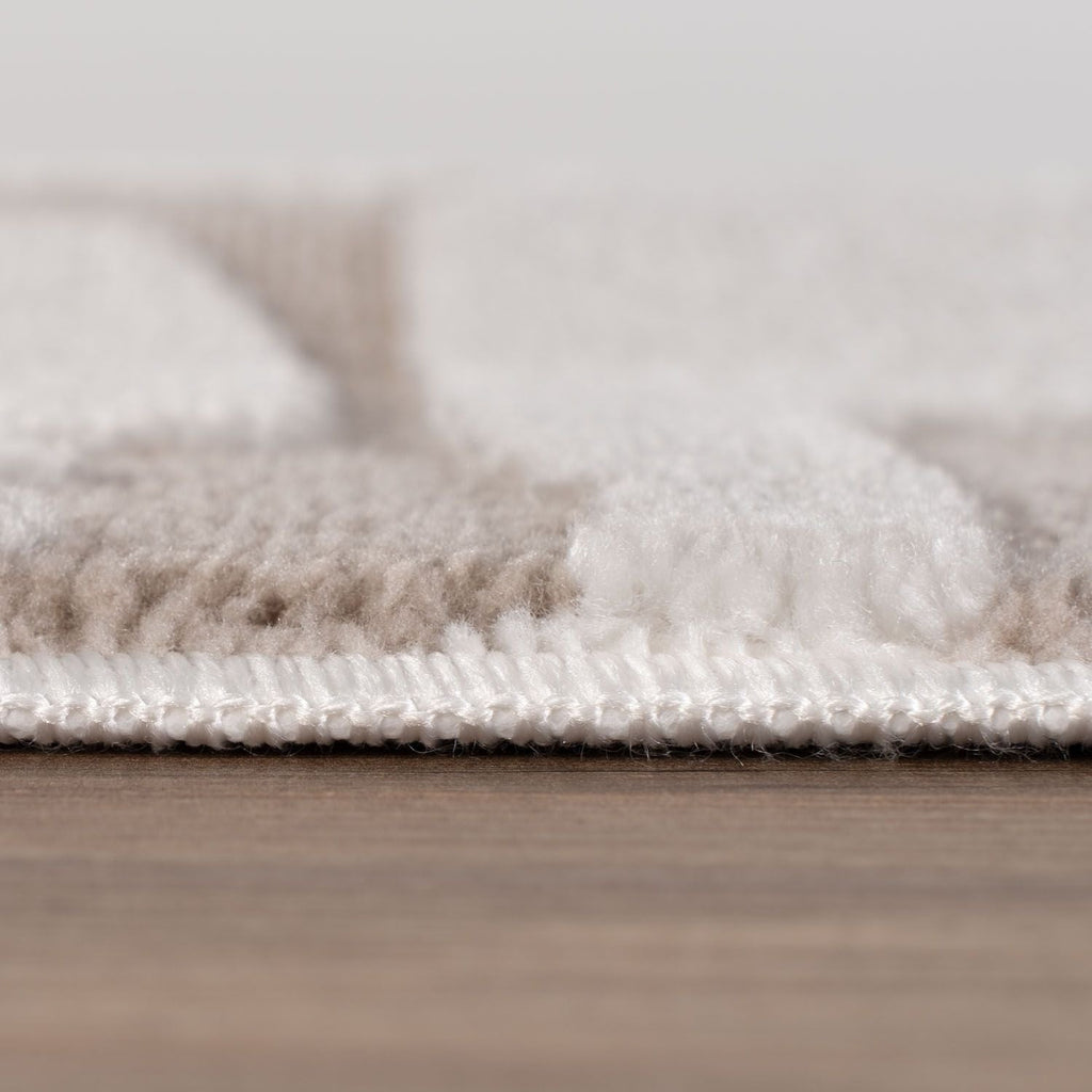 Loft Abstract Beige Rug – MOOAZAA