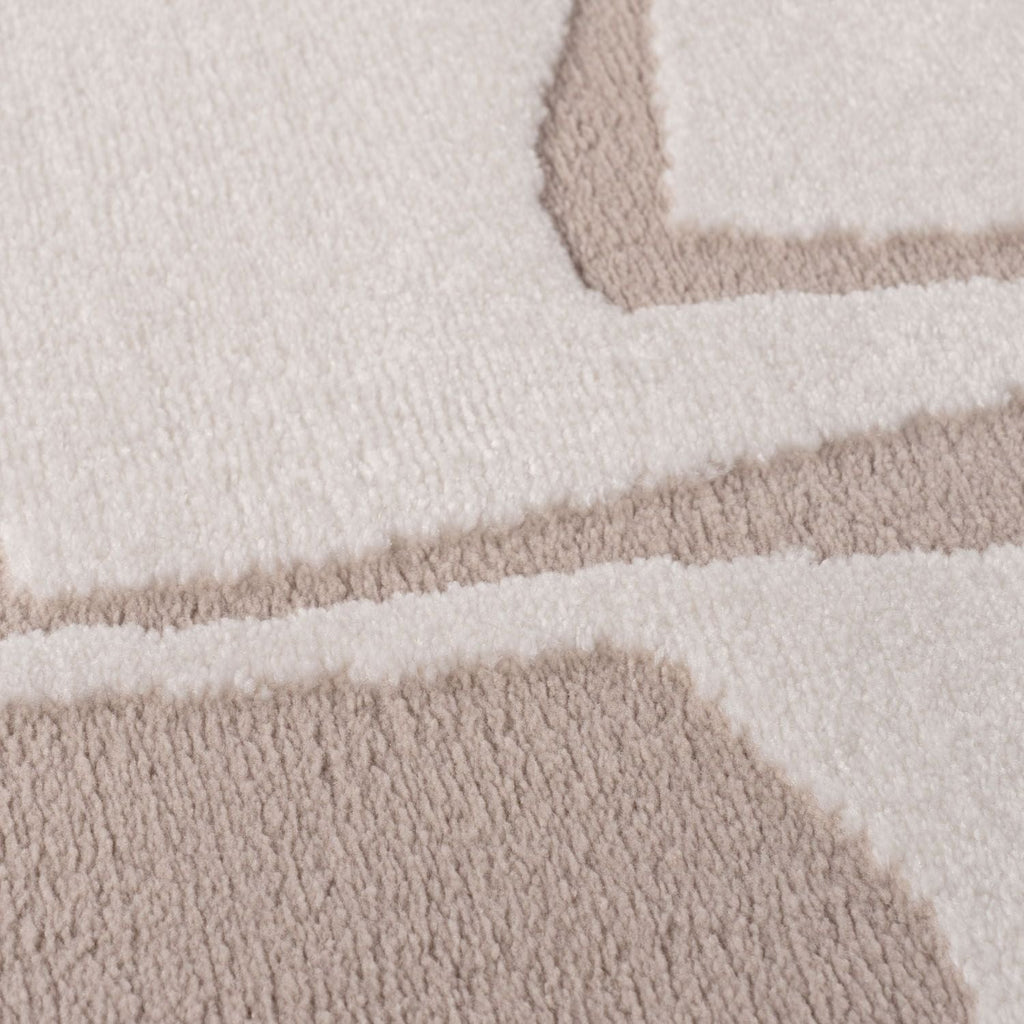 Loft Abstract Beige Rug – MOOAZAA