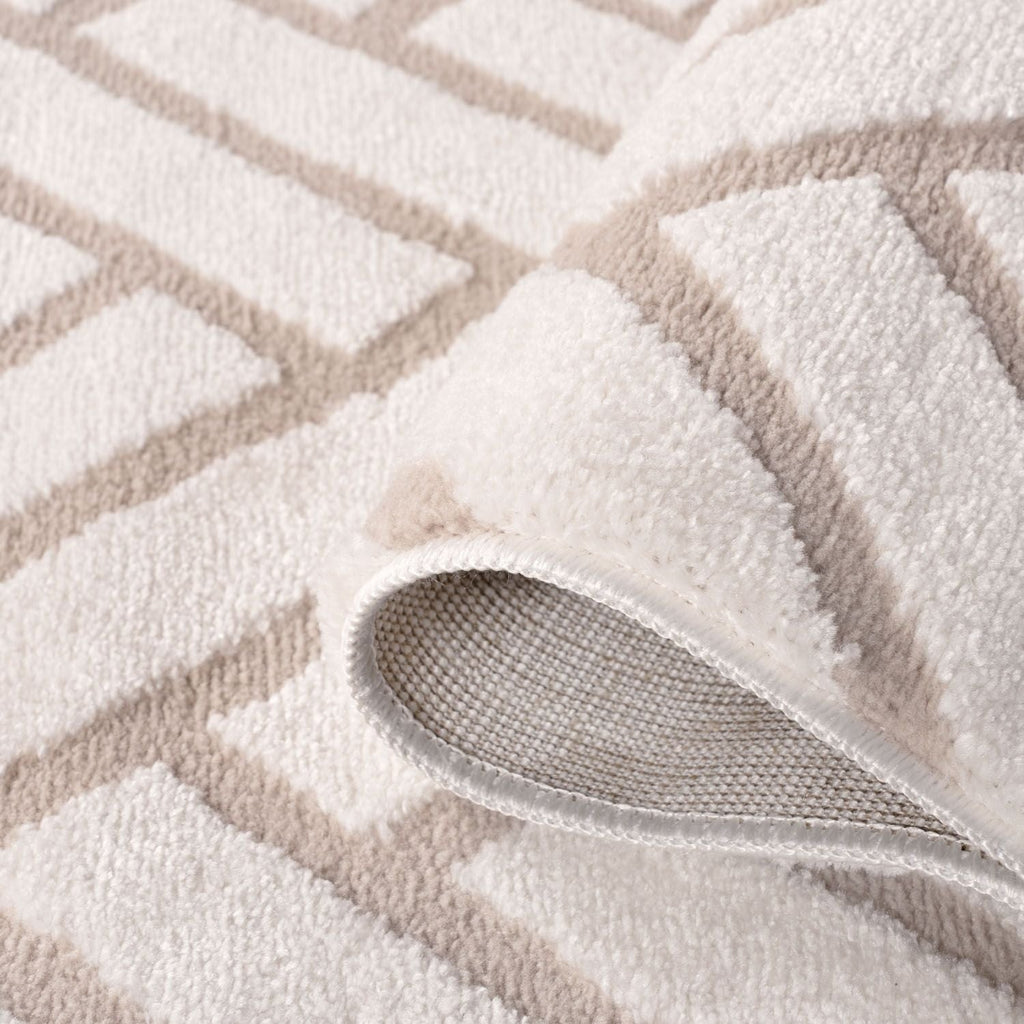 Loft Chevron Beige Rug