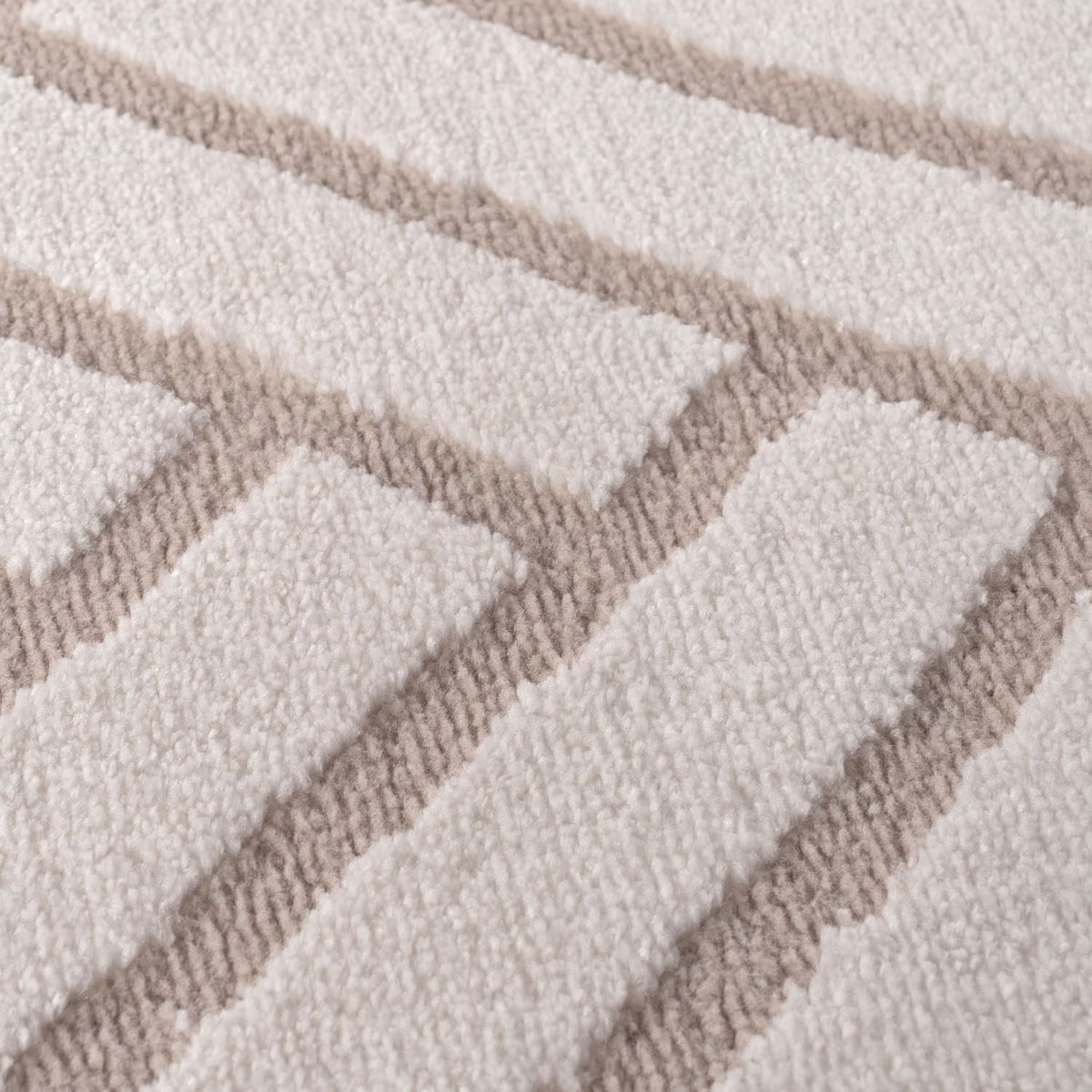 Loft Chevron Beige Rug