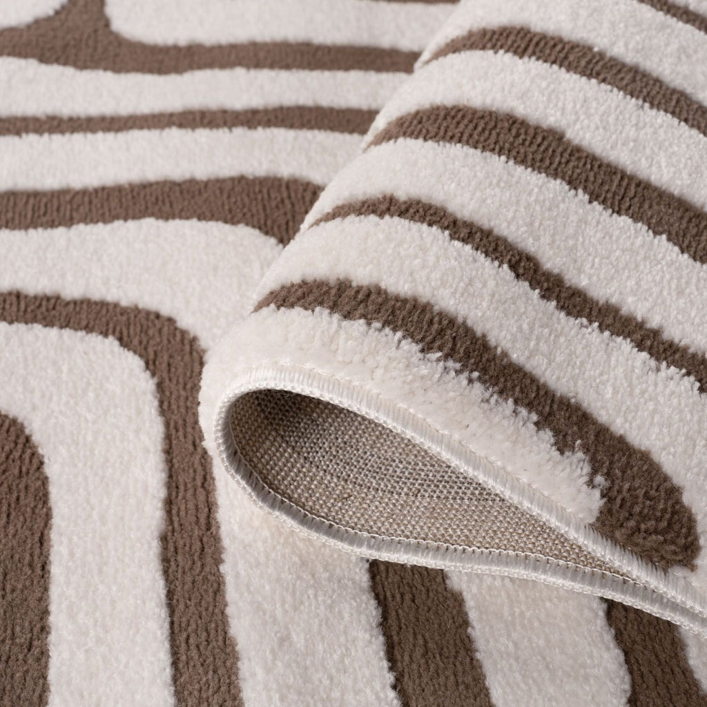 Loft Geometric Brown Rug