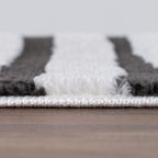 Loft Geometric Dark Grey Rug
