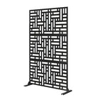 Metal Indoor/Outdoor Privacy Screen 90cm x 180cm - Maze
