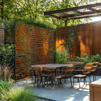Metal Indoor/Outdoor Privacy Screen 90cm x 180cm - Maze