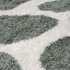 Moodi Shaggy Green Erosan Rug