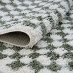 Moodi Shaggy Green Lunel Rug