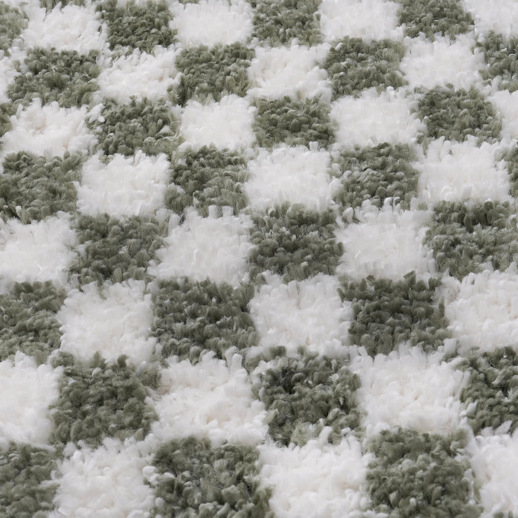 Moodi Shaggy Green Lunel Rug