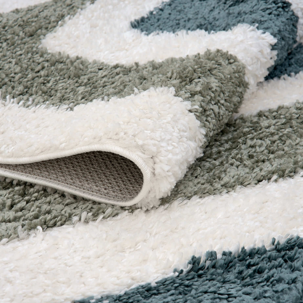 Moodi Shaggy Green Marina Rug