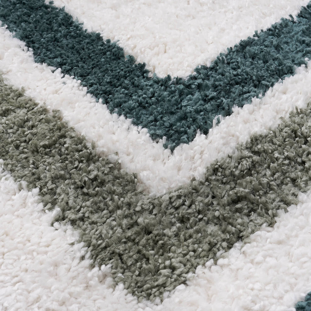 Moodi Shaggy Green Marina Rug