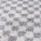 Moodi Shaggy Grey Mulberry Rug
