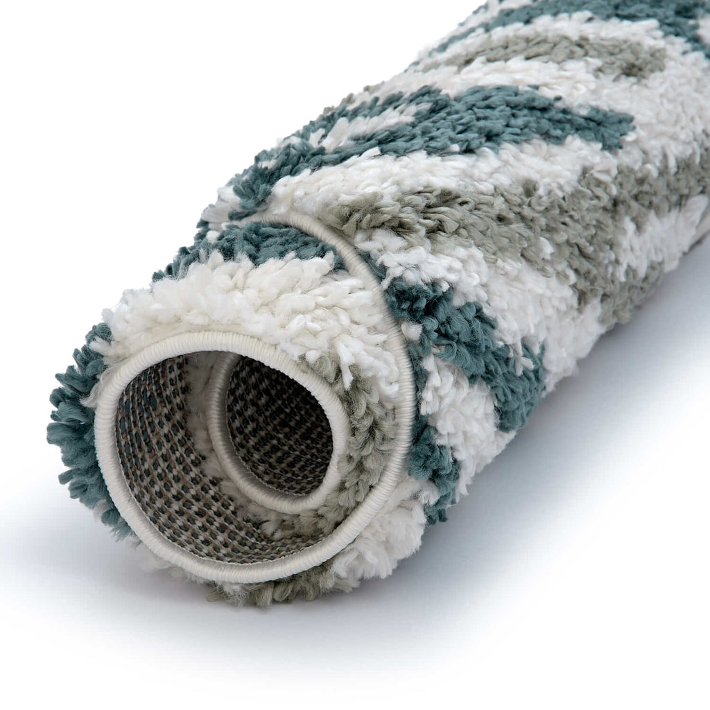 Moodi Shaggy Green Nyra Rug