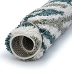 Moodi Shaggy Green Nyra Rug