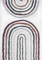 Moodi Shaggy Multicolour Raincat Rug