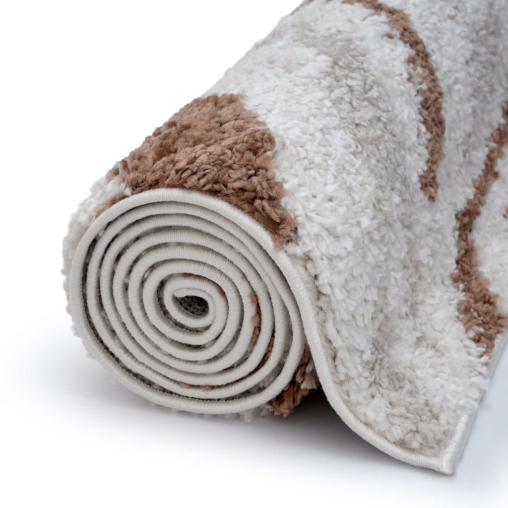 Moodi Shaggy Cream/Terra Savara Rug