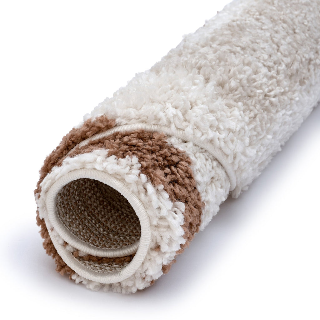 Moodi Shaggy Cream/Terra Slatefern Rug