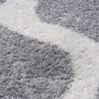 Moodi Shaggy Grey Tarn Rug