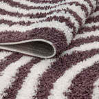 Moodi Shaggy Purple Velvetine Rug