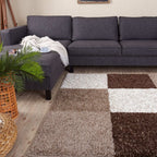 Myshaggy Geometric Brown Rug