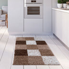 Myshaggy Geometric Brown Rug