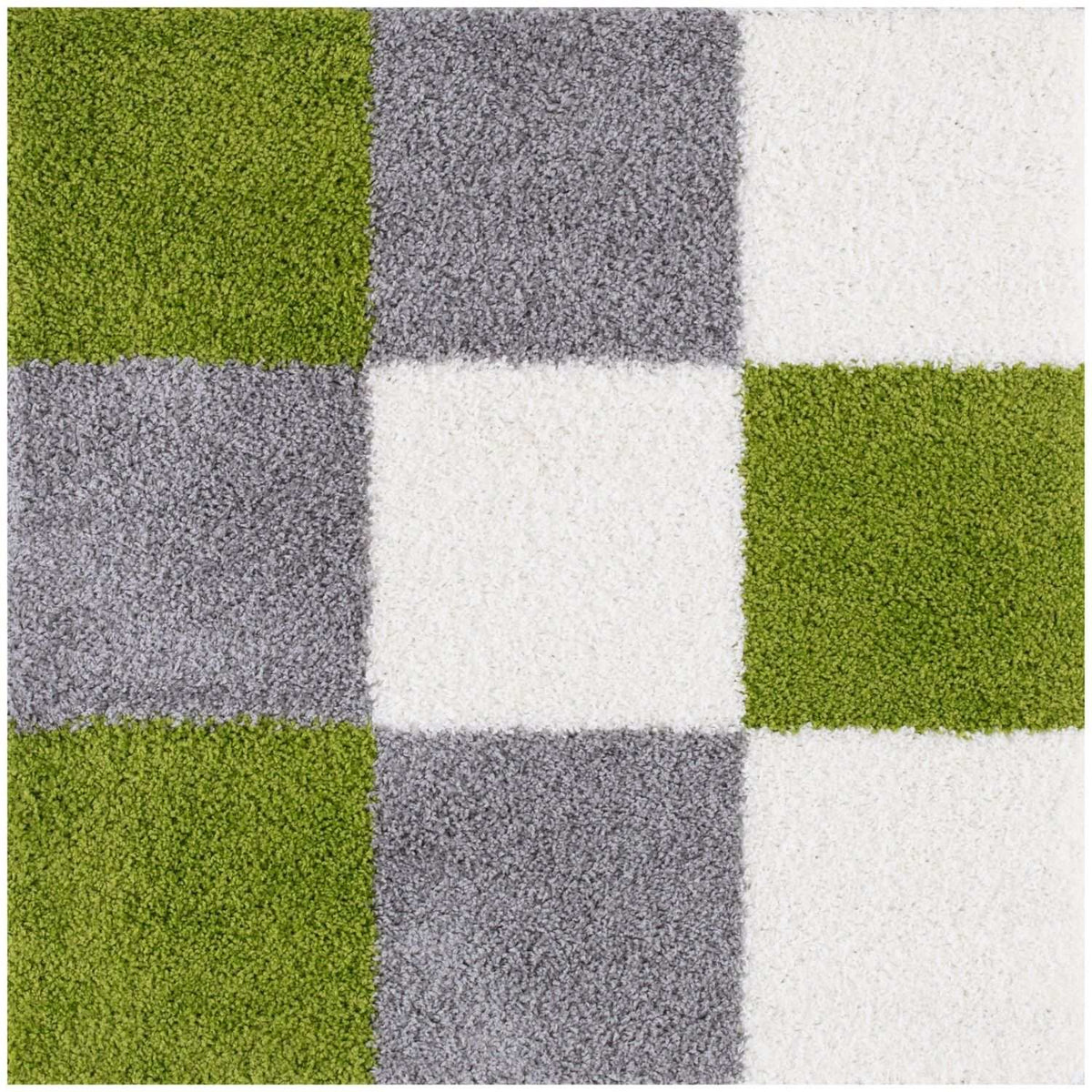 Myshaggy Geometric Green Rug