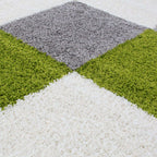 Myshaggy Geometric Green Rug