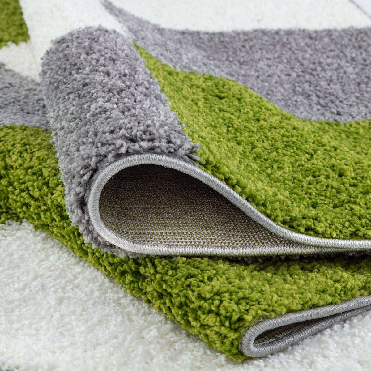 Myshaggy Geometric Green Rug