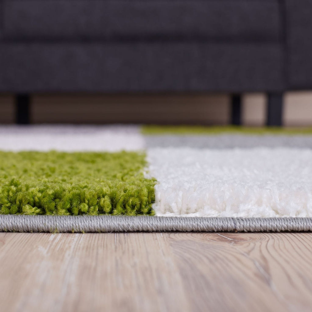 Myshaggy Geometric Green Rug