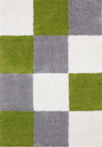 Myshaggy Geometric Green Rug