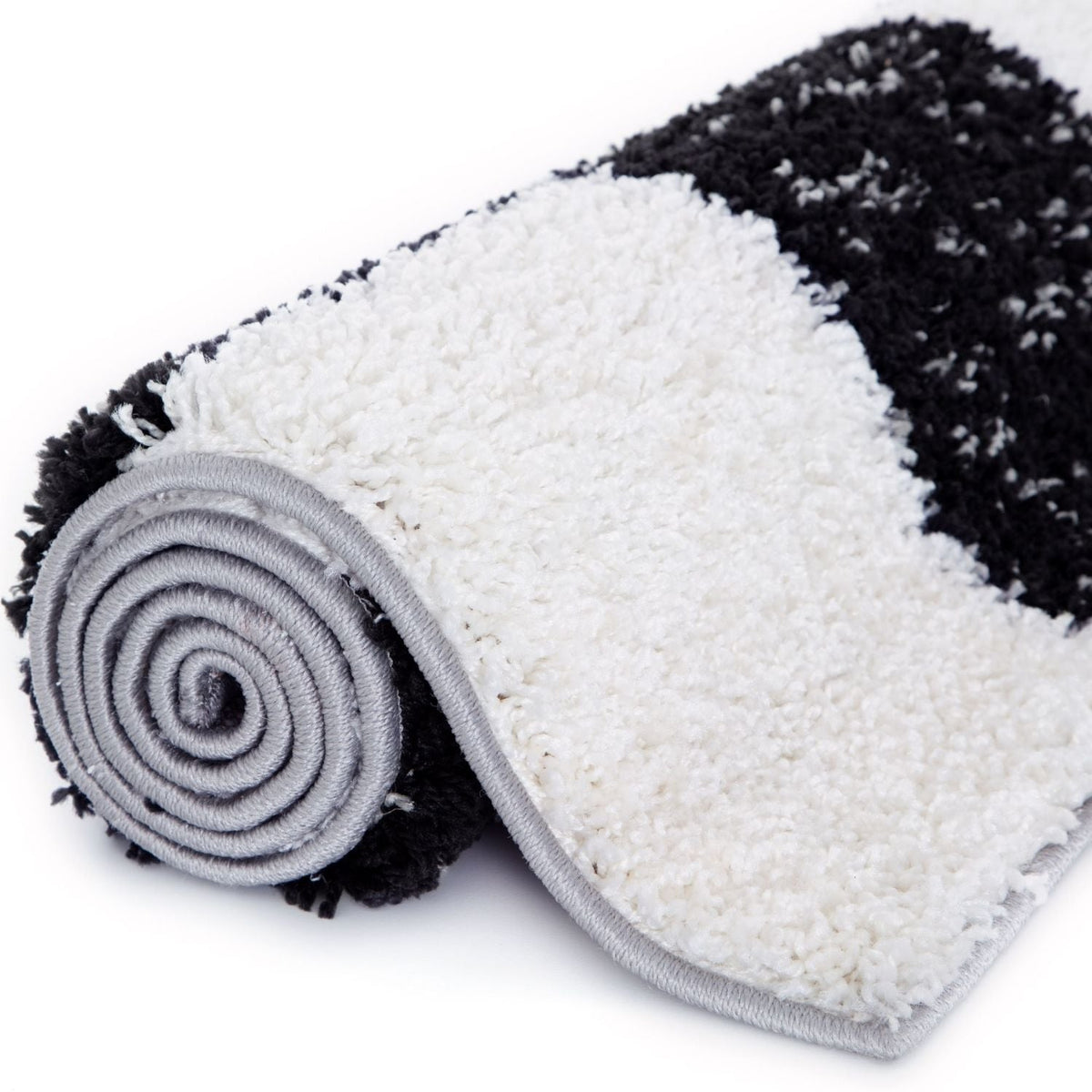 Myshaggy Geometric Grey Rug