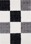 Myshaggy Geometric Grey Rug