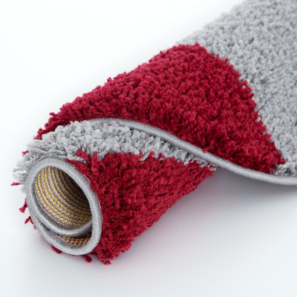 Myshaggy Geometric Red Rug