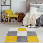 Myshaggy Geometric Yellow Rug