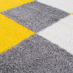 Myshaggy Geometric Yellow Rug