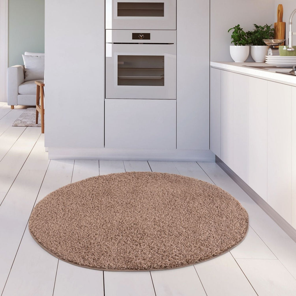 Myshaggy Solid Beige Rug
