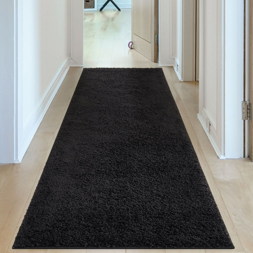 Myshaggy Solid Black Rug